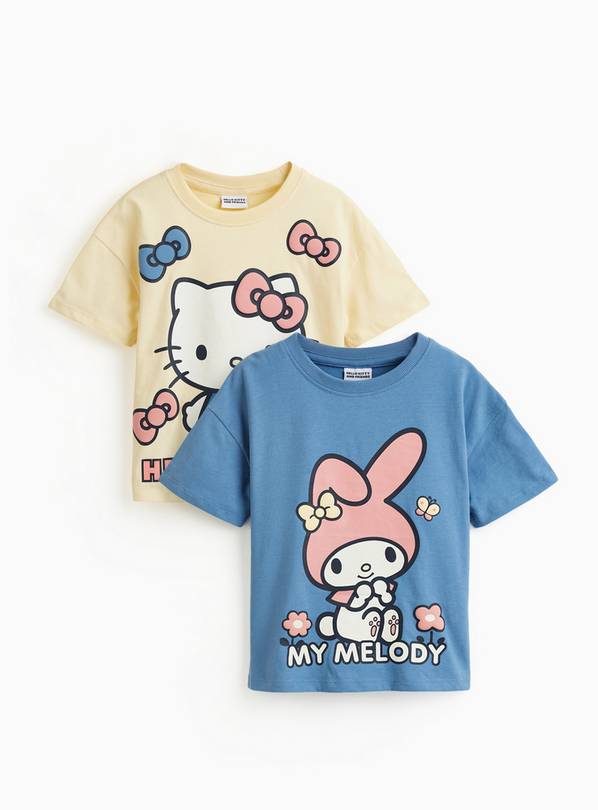Hello Kitty Graphic Print T-Shirts 2 Pack 1-2 years